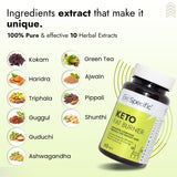 Keto Fat Burner Ayurvedic Wellness Kit – Capsules, Detox Tea & Foot Detox Pads