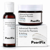 Advanced Ayurvedic Solution Kit for Psoriasis & itching (Oil + Herbal Cream)