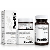 PsoriFix Advanced Ayurvedic Care Kit for Psoriasis & Eczema (Body & Scalp)