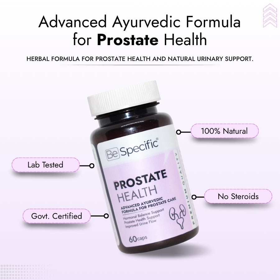 Prostate Care Capsules (Advanced Ayurvedic Formula | Lab Tasted | 100% Results)