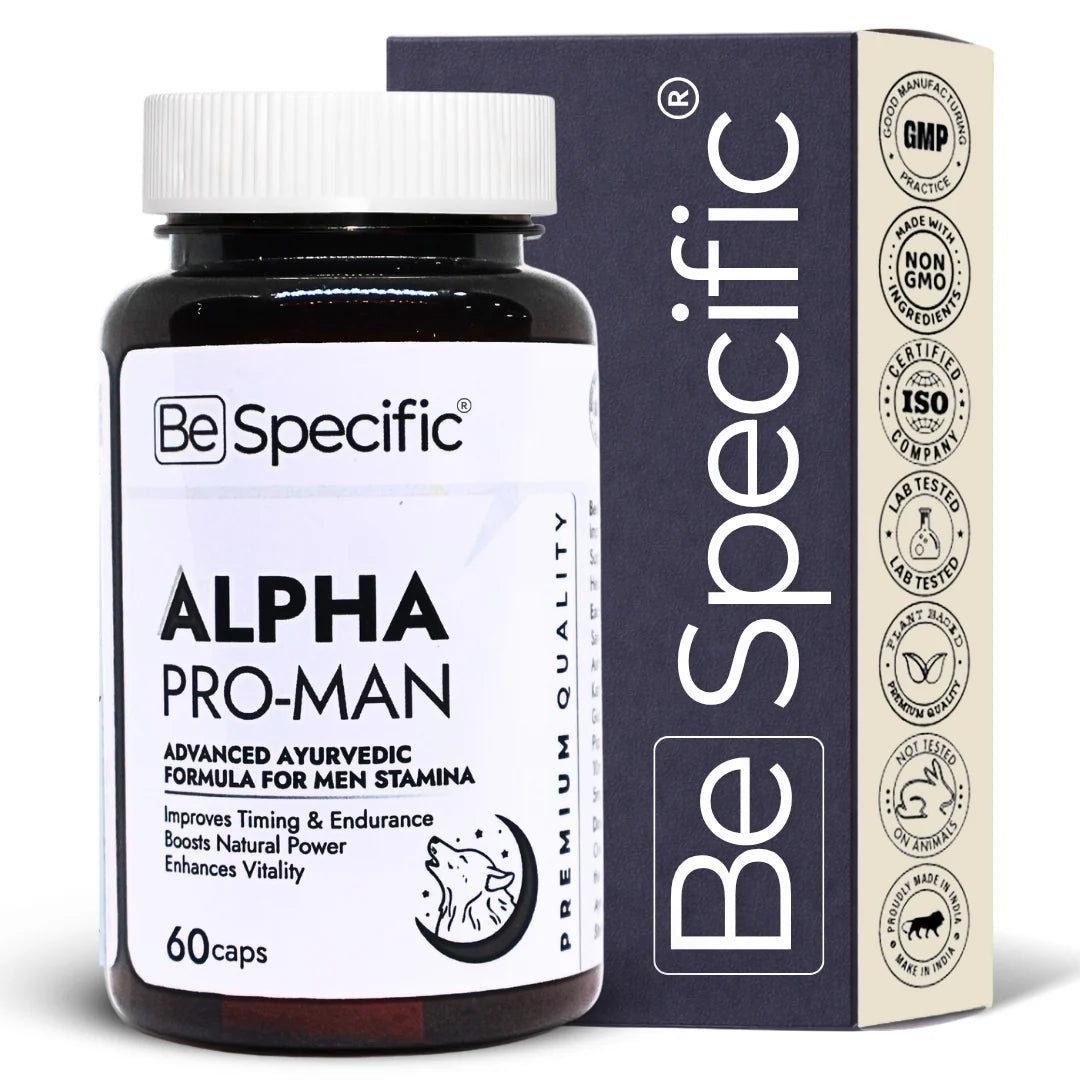 Alpha Pro-Man – Ayurvedic Men’s Stamina & Vitality | 60 Capsules
