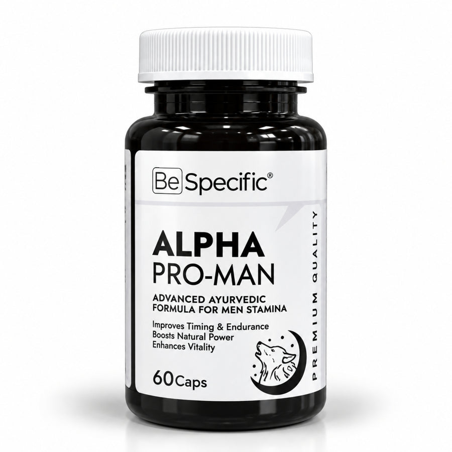 Alpha Pro-Man Advanced Ayurvedic Formula for Increase Stamina, Strength & Performance Naturally | 100% Safe