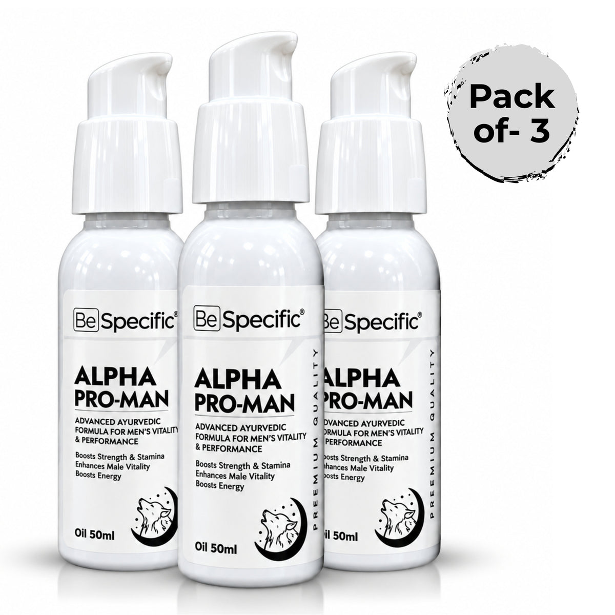 Alpha Pro-Man Ayurvedic Men's Vitality Oil Kit