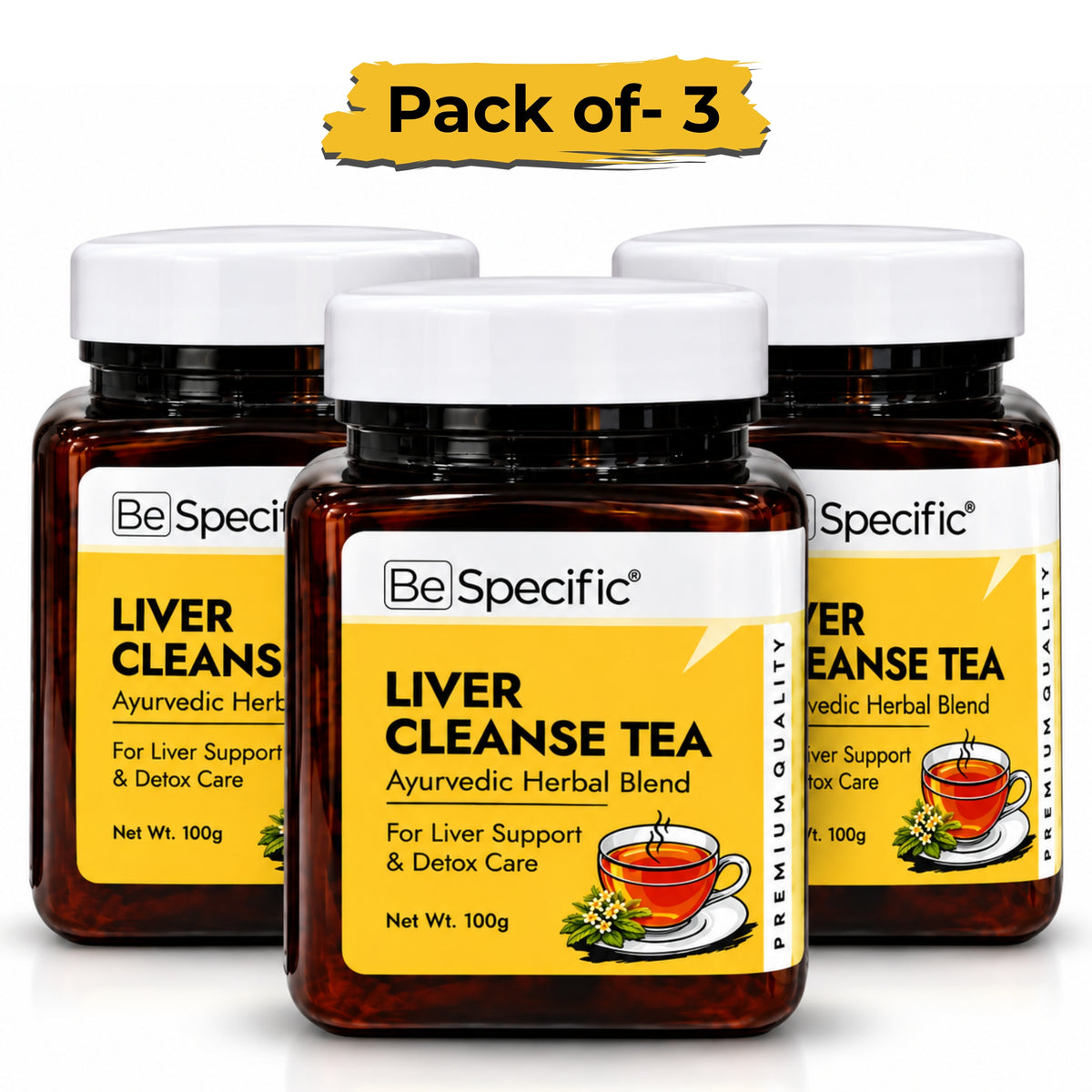 Liver Cleanse Tea for Detox & Healthy Liver Function | 100% Ayurvedic & Safe