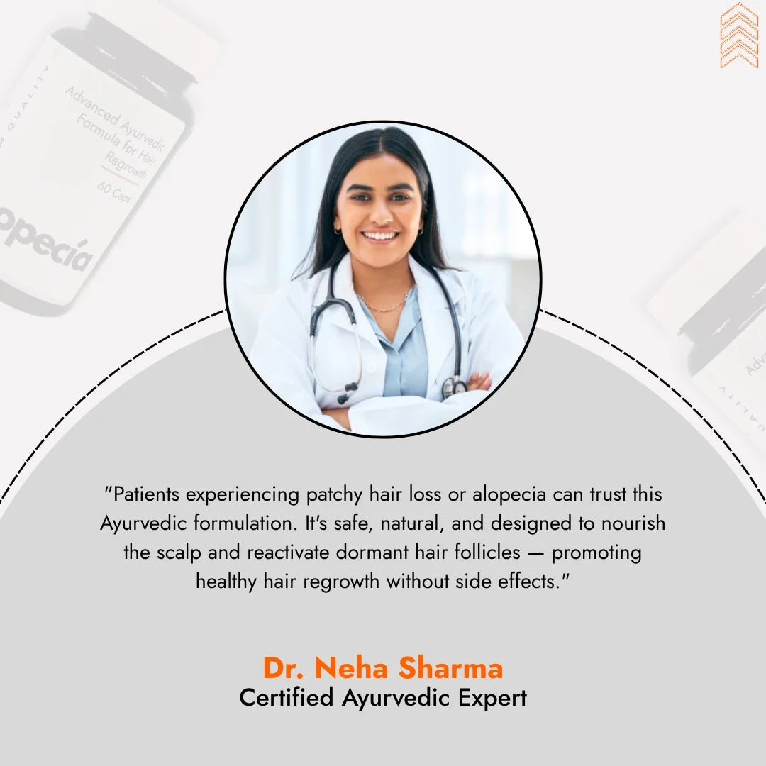 Alopecia Hair Patch Solution | Alopecia Areata Treatment Medicine | 100% Pure Extract with No Side Effects