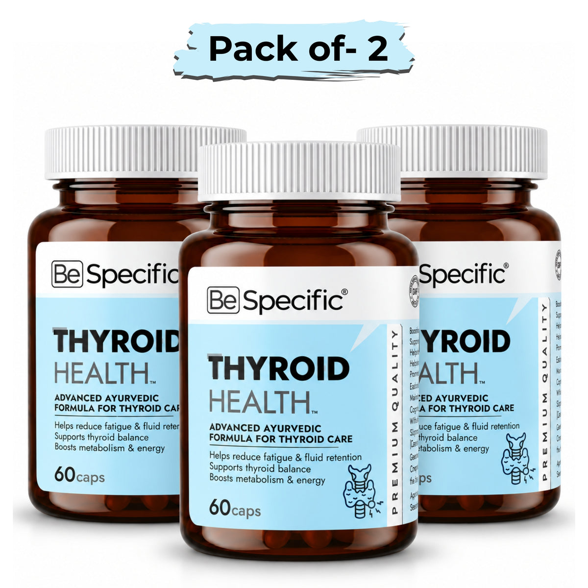 Thyroid  Ayurvedic Capsules – 60 Capsule | 100% Natural & Safe
