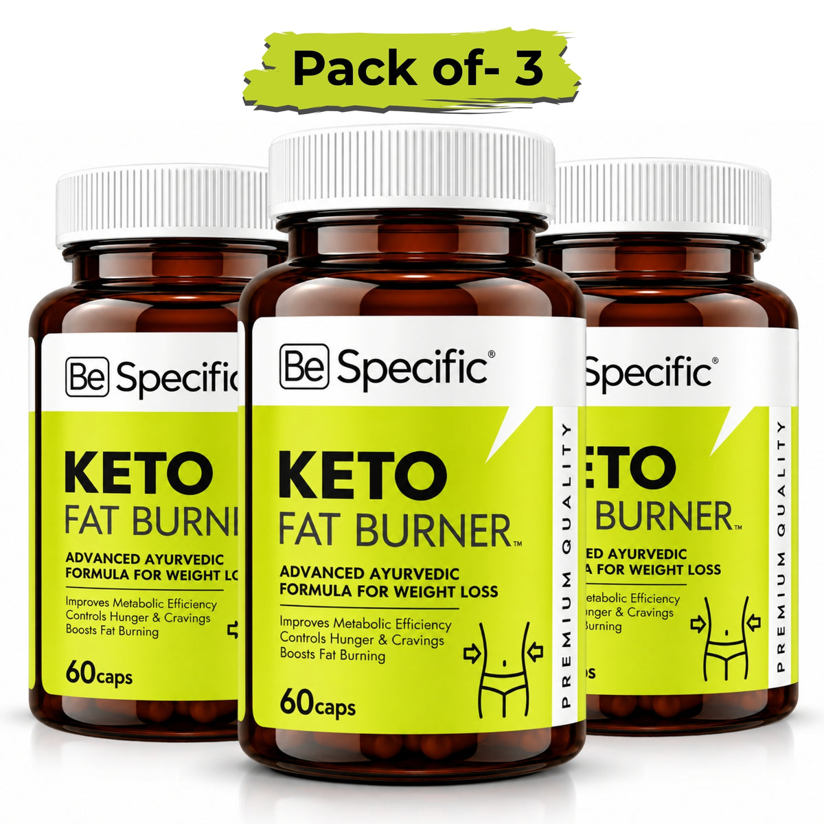 Keto Fat Burner Ayurvedic Capsules – 60 Capsule | 100% Natural & Safe