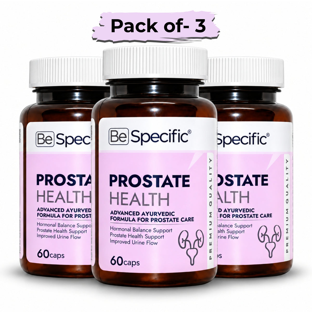Prostate Care Capsules (Advanced Ayurvedic Formula | Lab Tasted | 100% Results)
