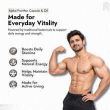 Alpha Pro-Man Ayurvedic Men's Vitality Oil Kit