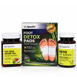 Keto Fat Burner Ayurvedic Wellness Kit – Capsules, Detox Tea & Foot Detox Pads
