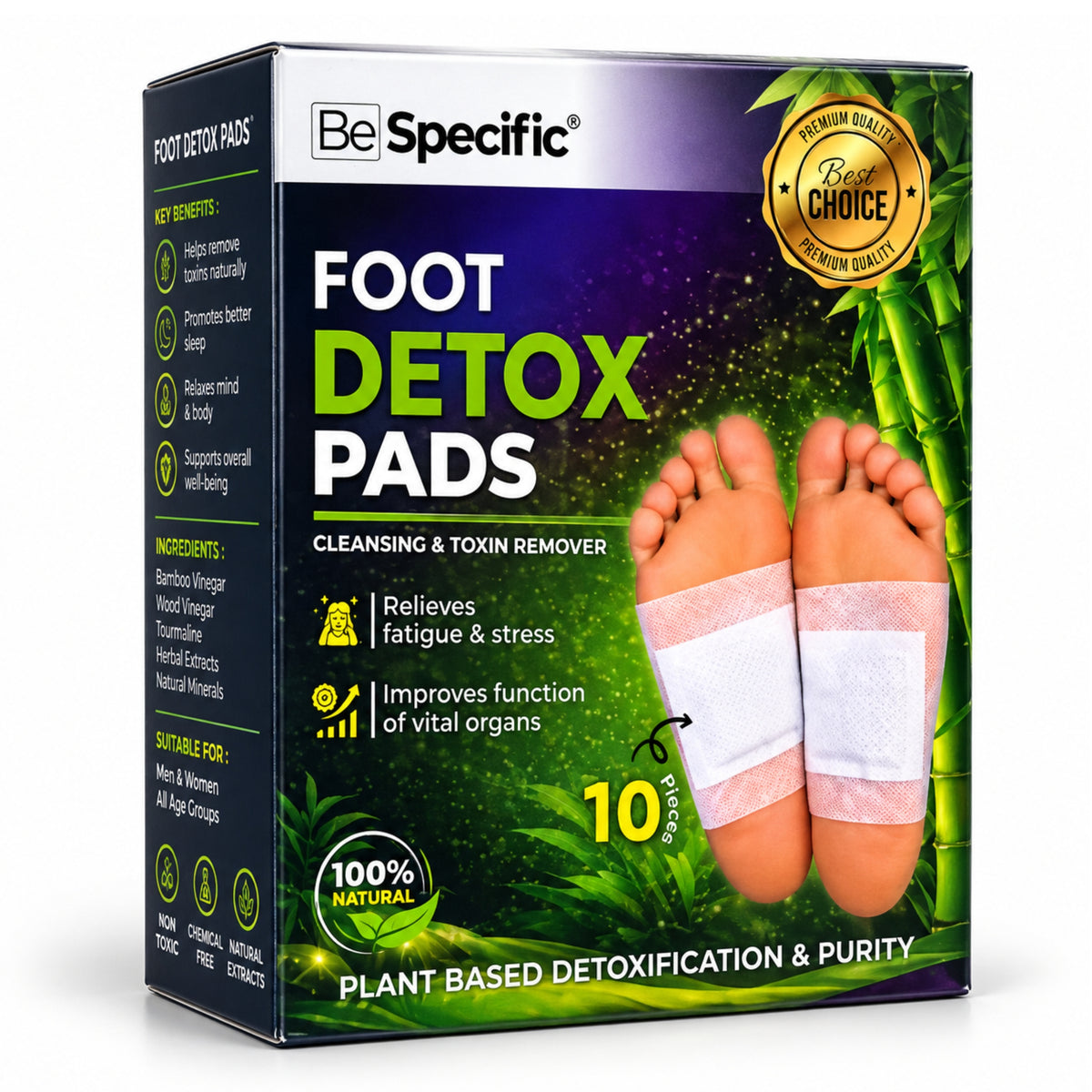 Be Specific Foot Detox Pads – Ayurvedic Foot Detox & Wellness Pads