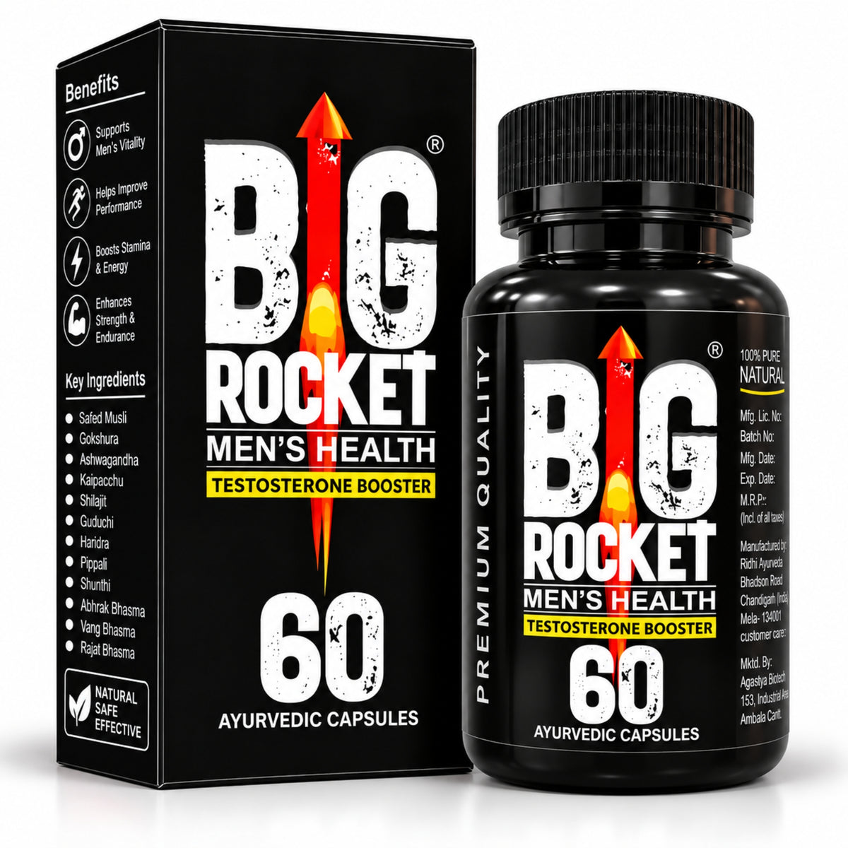 Ayurvedic Formula for Men's Energy, Strength & Active Lifestyle