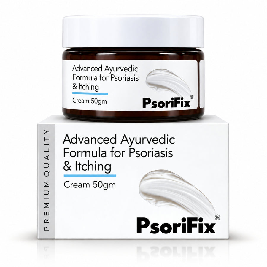 Ayurvedic Natural Cream for Psoriasis & itching (for Night Use)