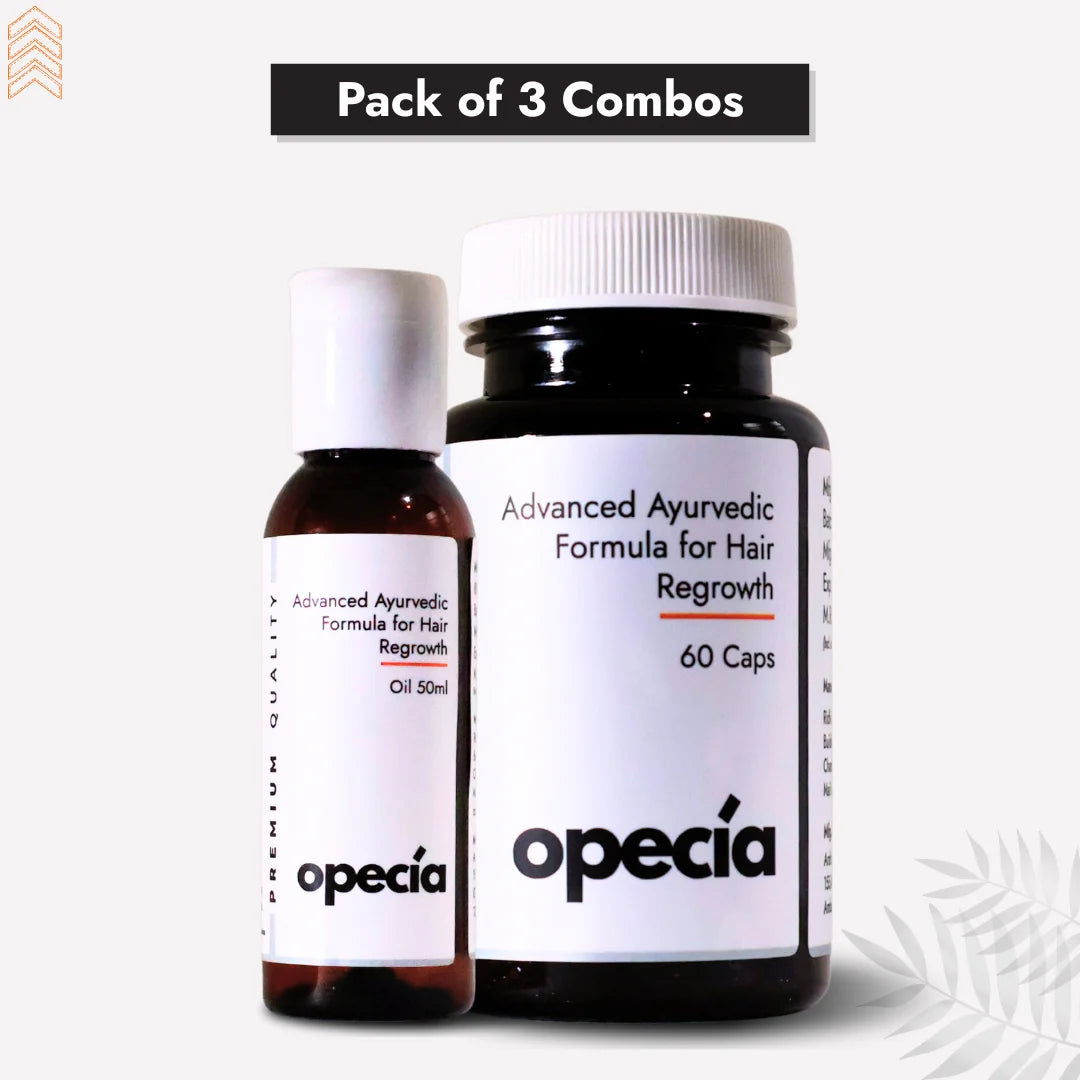 Alopecia Oil Hair Patch Solution for Bald Patches - 100% Natural Treatment